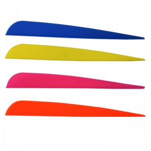 Nika lukostřelba 170009 5inch Streamline TPU lopatka pro lukostřelbu všechny druhy střelby šipky