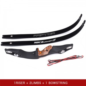 Nika Archery 220053 60inc Recurve Bow s 17inch ilf rh/lh Riser Target Short Shooting&hunting